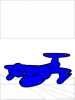 +blue+aeroplane+ clipart