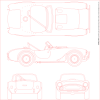 +car+automobile+blueprint+ clipart
