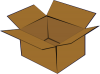 +cardboard+box+open+storage+shipping+ clipart
