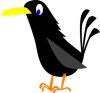 +crow+bird+black+ clipart