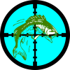 +fish+target+crosshairs+bass+ clipart