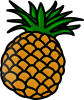 +fruit+food+pineapple+ clipart