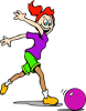 +girl+playing+ball+ clipart