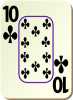 +playing+card+10+ clipart