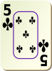 +playing+card+5+ clipart