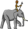+animal+elephant+and+mahout++ clipart