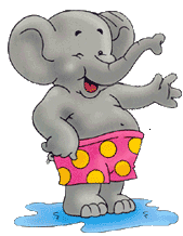 +animal+elephant+in+swimming+trunks++ clipart