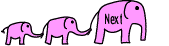 +animal+next+pink+elephants++ clipart