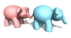 +animal+pink+and+blue+elephant++ clipart