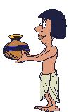 +egypt+boy+with+bowl++ clipart