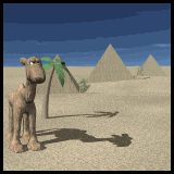 +egypt+camel+in+desert++ clipart