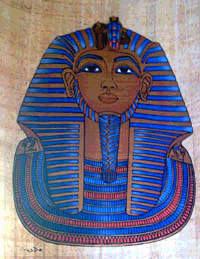 +egypt+king+tut+mask++ clipart