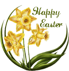+holiday+Happy+Easter+Daffodils+amimation+ clipart