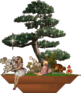 +nymph+bonsai+tree+and+fairies+s+ clipart