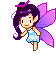 +nymph+purple+fairy+with+hearts+s+ clipart