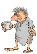 +people+old+man+spilling+cup+of+tea++ clipart