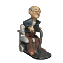 +people+old+man+with+lady+in+a+wheelchair++ clipart
