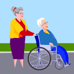 +female+woman+lady+in+wheelchair+s+ clipart