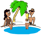 +female+woman+male+and+female+sitting+by+the+pool+s+ clipart