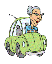 +female+woman+old+lady+in+a+car+s+ clipart