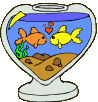+fish+animal+fish+kissing+in+a+bowl++ clipart