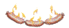 +hot+fire+flaming+sausages+s+ clipart