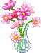 +flower+blossom+vase+ clipart