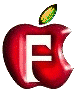 +food+apple+letter+f+ clipart