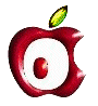 +food+apple+letter+o+ clipart