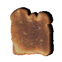 +food+slice+of+toast++ clipart