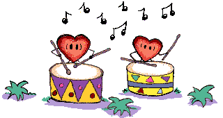 +heart+drumming+hearts++ clipart