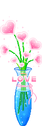+love+love+heart+flowers+in+a+vase++ clipart