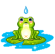 +reptile+animal+frog+and+a+drip+of+water++ clipart