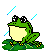 +reptile+animal+frog+in+the+rain++ clipart