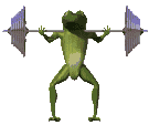 +reptile+animal+frog+weight+lifting++ clipart
