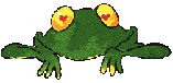 +reptile+animal+frog+with+glowing+eyes++ clipart