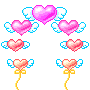 +love+hearts+with+wings++ clipart