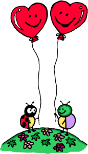 +bug+insect+ladybirds+with+balloons+s+ clipart