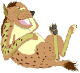 +jungle+forest+animal+laughing+hyena++ clipart