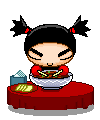 +orient+asian+eating+with+chopsticks++ clipart