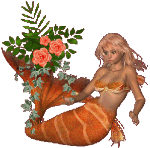 +fay+orange+mermaid++ clipart