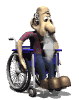 +medical+health+doctor+man+in+wheelchair++ clipart