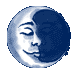 +astronomy+two+faced+moon++ clipart
