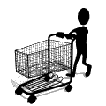 +misc+shopping+trolly++ clipart