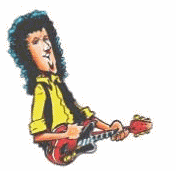 +music+entertainment+brian+may+and+guitar++ clipart