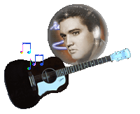 +music+entertainment+elvis+and+guitar++ clipart