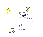 +music+entertainment+ghost+singing++ clipart