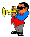 +music+entertainment+trumpet+player++ clipart