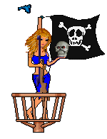 +bandit+marauder+outlaw+girl+in+a+pirate+ship+crows+nest++ clipart