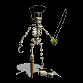 +bandit+marauder+outlaw+skeleton+pirate++ clipart